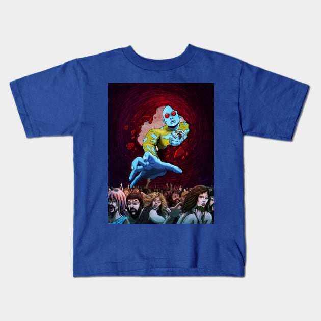 FANTASTIC PLANET - Ohms of the World Kids T-Shirt by HalHefner